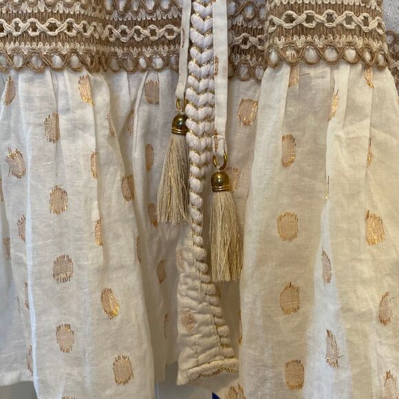 Ramy Brook Maxine Lurex Coverup Mini Dress Model Sample Sz S - Picture 9 of 16